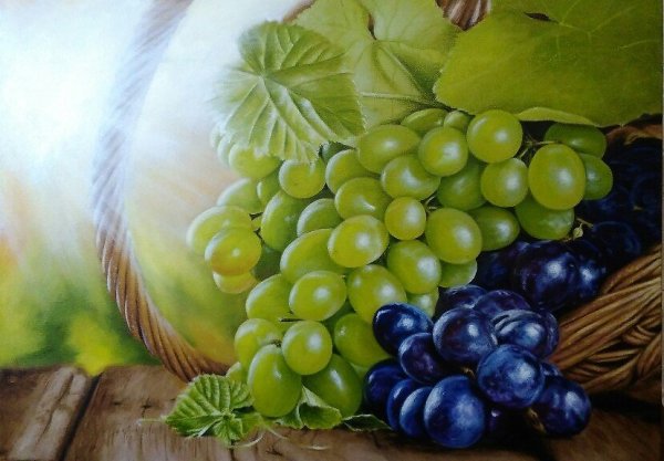 Лучано натюрморт виноград