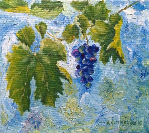 Живопись Вита Козак,виноград
