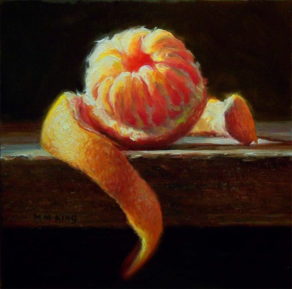 Апельсин живопись