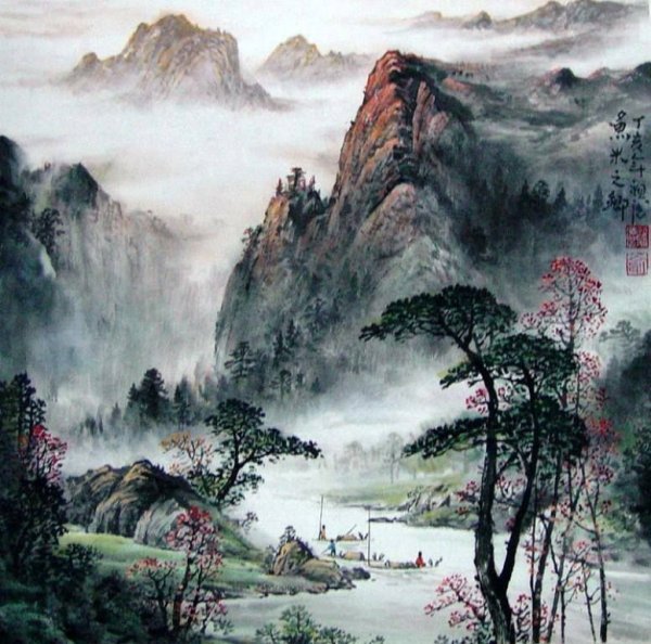 Традиционная китайская Пейзажная живопись