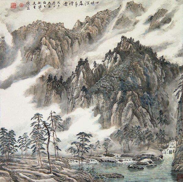Китайская живопись Шань шуй