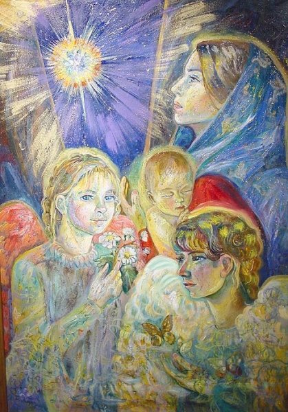 Звезда Вифлеема - картина художника