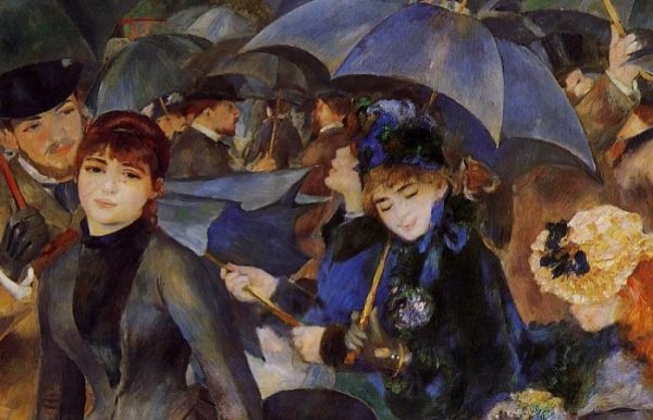 Пьер Огюст Ренуар зонтики