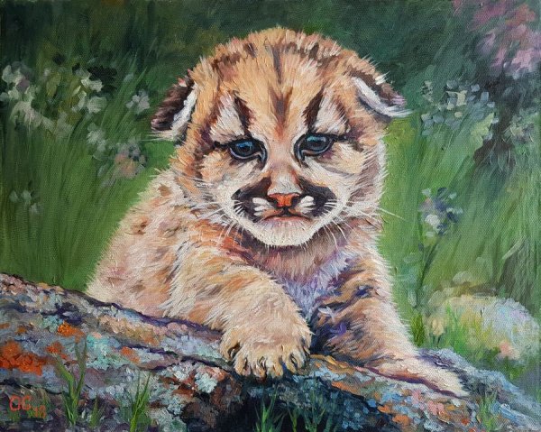 Картины маслом животные