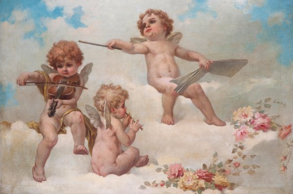 Херувимы Рафаэля картина