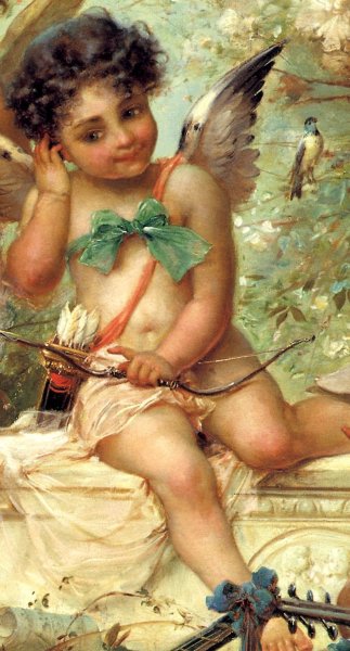 Купидон Бог любви древней Греции