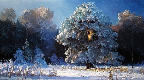 Зимнее художник Анка Булгару