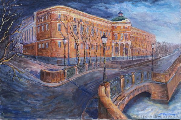 Михайловский замок в Санкт Петербурге живопись