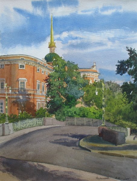 Михайловский замок художники