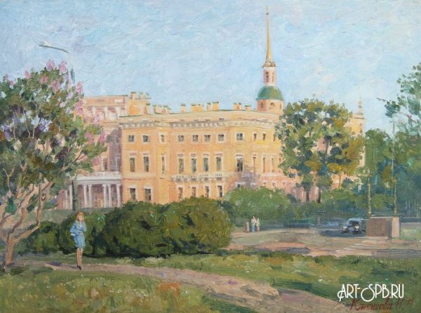 Художник Питер Марсово поле