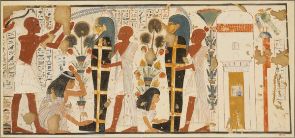 Египетские фрески древний Египет