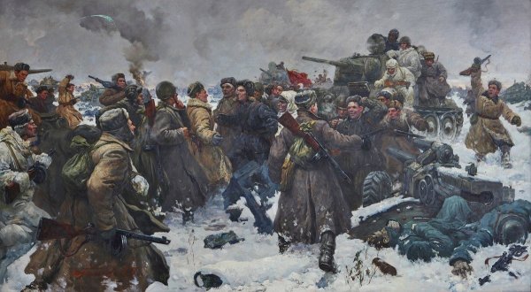 Сталинградская битва картины художников