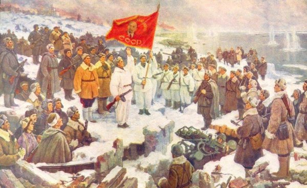 Сталинградцы картина Самохвалов