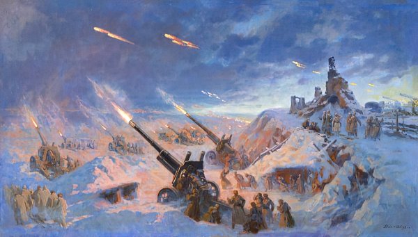 Соколов-Скаля Павел Петрович. Артиллерия под Сталинградом