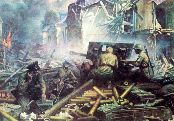 Г. Марченко. На окраине Сталинграда картина