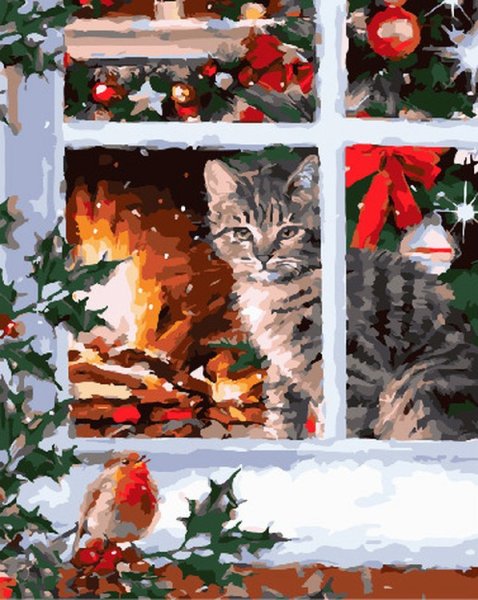 Ричард Макнейл художник новогодние коты