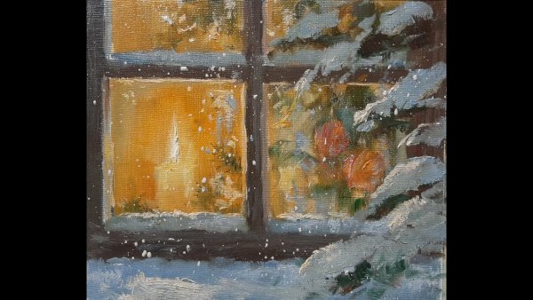 Вугар Мамедов художник мастер класс зима