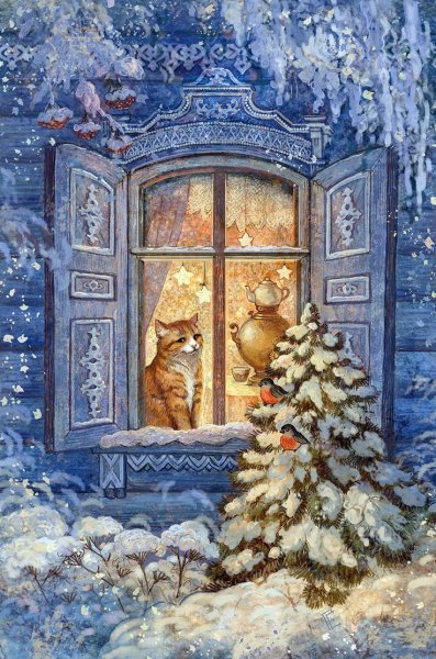 Галина Егоренкова Рождество картины