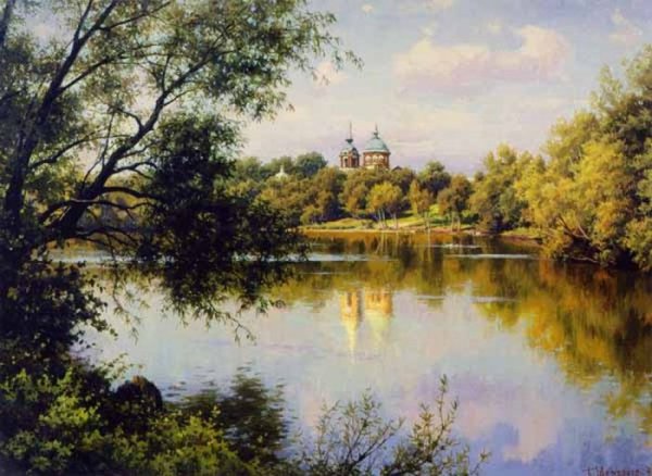 Щербаков Борис Валентинович (1916-1995 г.), "у деревни Свистухи"