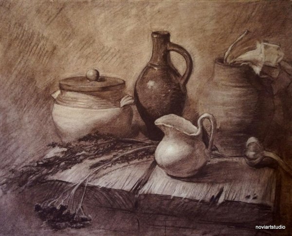 Графика карандашом Академический блины