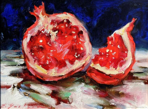 Гранат Мандола живопись