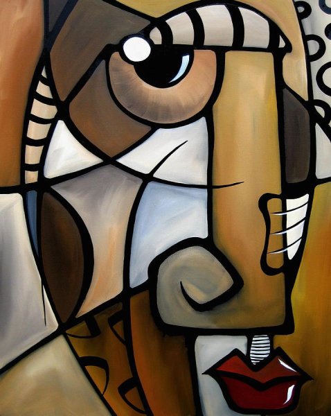 Стиль Пикассо лицо кубизм