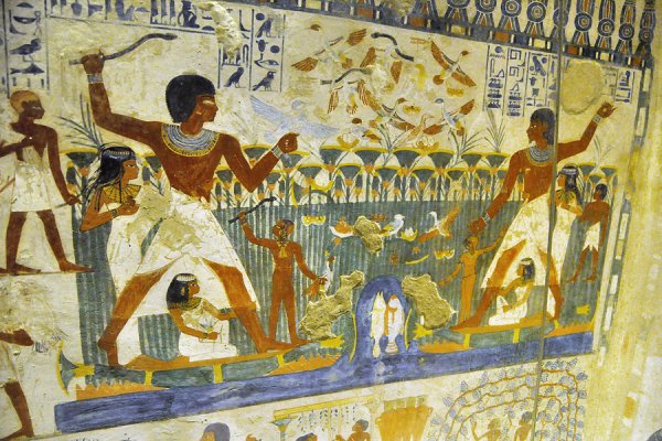 Гробница Хнумхотепа II В Бени-Хасане