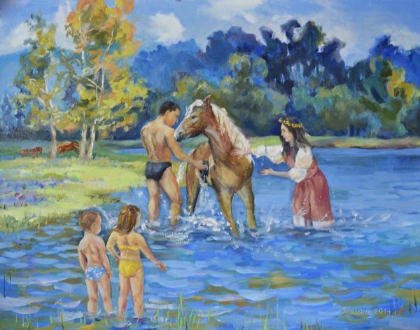 Многофигурная композиция в живописи