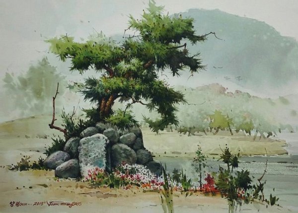 Акварели--Sung ki Jeon