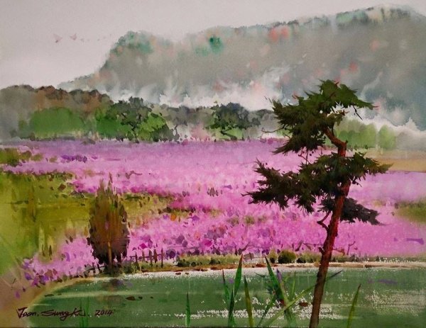 Акварели--Sung ki Jeon