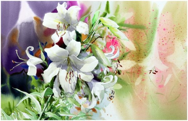 Корейский акварелист шин Чон сик