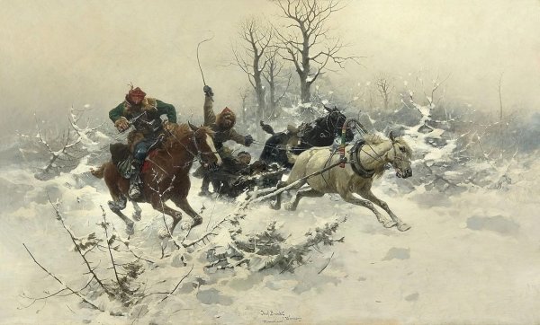 Юзеф Брандт картины