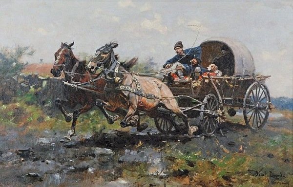 Художник Йозеф Брандт