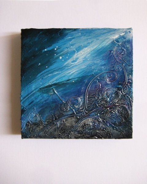 Абстрактные картины с текстурной пастой