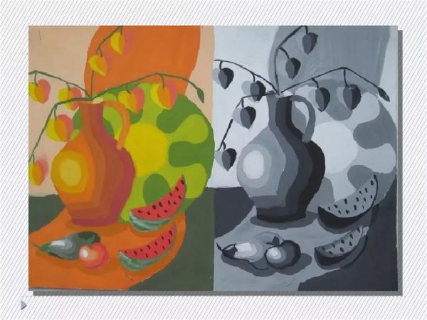 Цветовой круг ахроматические цвета