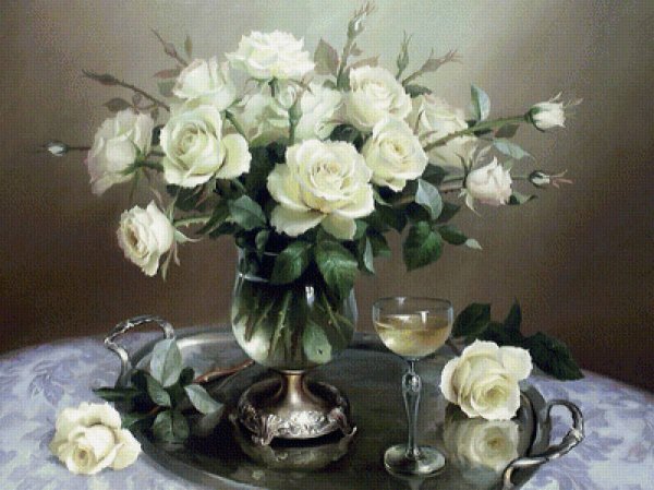 Художник Юрий Николаев натюрморты цветы