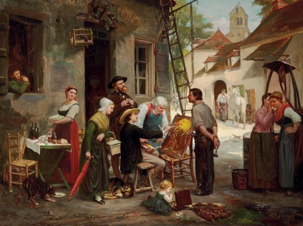 Американский художник Henry Bacon (1839-1912)