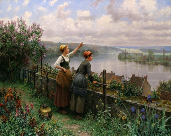 Художник Daniel Ridgway Knight (1839-1924)