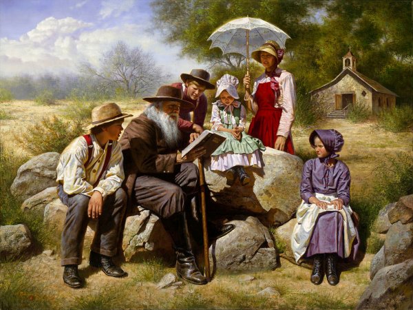 Картины Альфреда Родригеса "дикий Запад"