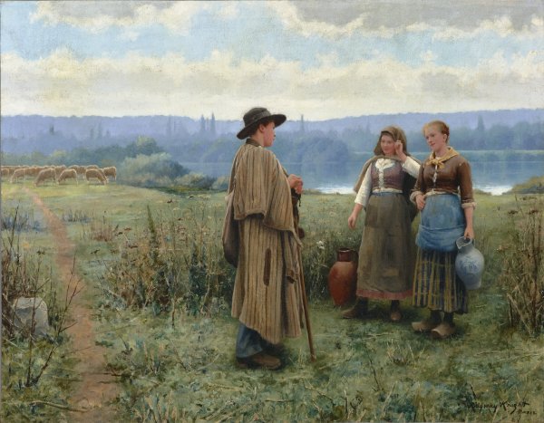 Дэниел Риджуэй Найт (Daniel Ridgway Knight), 1839-1924. Картины