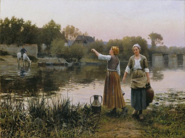Художник Daniel Ridgway Knight