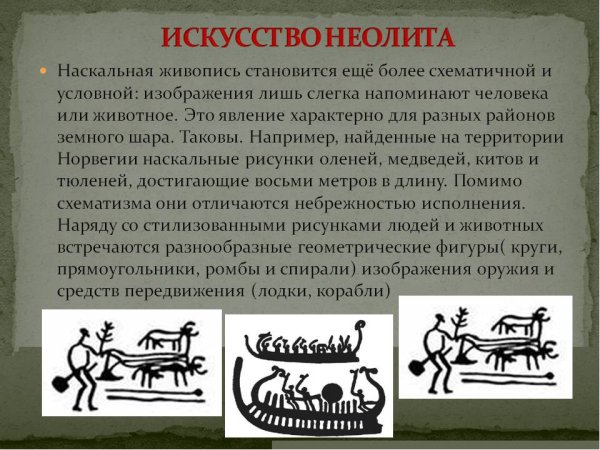 Первобытная живопись Неолит
