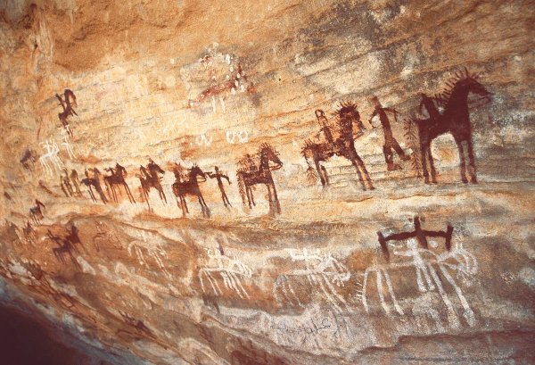 Наскальная живопись Египта