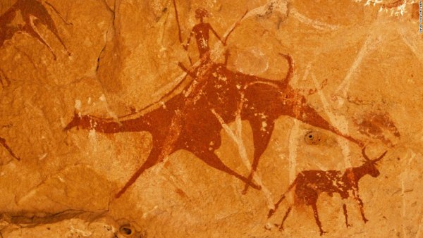 Наскальная живопись эпохи мезолита