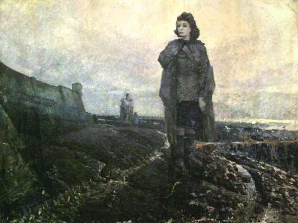 Михаил Ломоносов идет в Москву