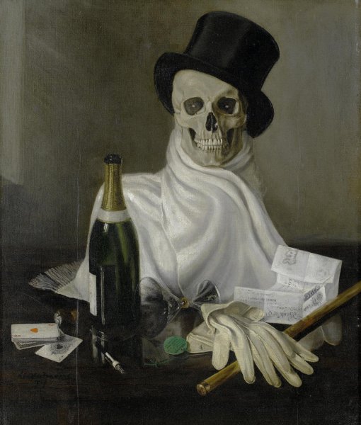 Филипп де шампань натюрморт с черепом