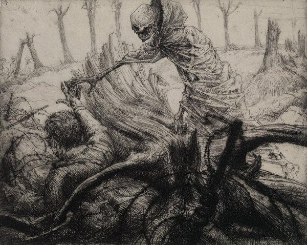 "Смерть и Дева" Адольф Херринг, 1900