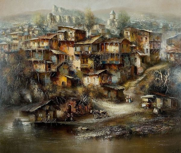 Художник Важа Месхи