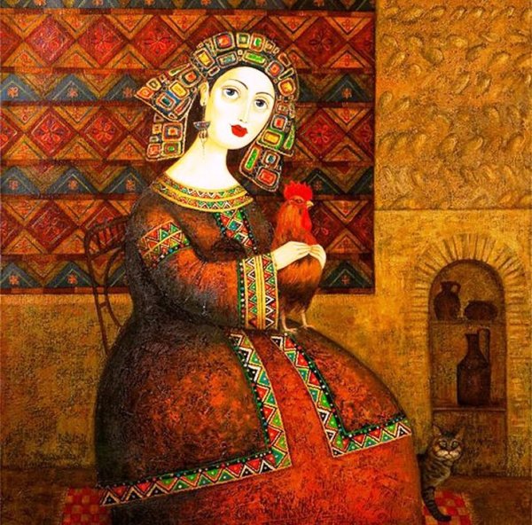 Картины грузинских художников живопись Тифлис Кинто