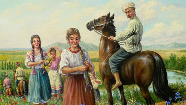 Кубанский казачий художник Андрей Лях